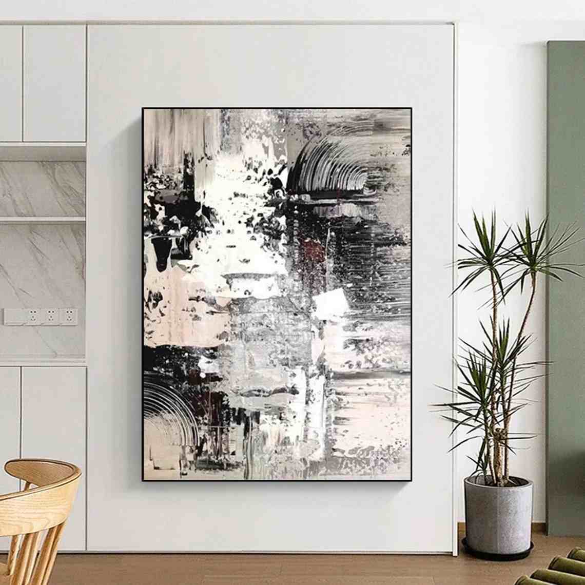 Urban_City_Black_Gray_White_Artwork_JN2MU wall art